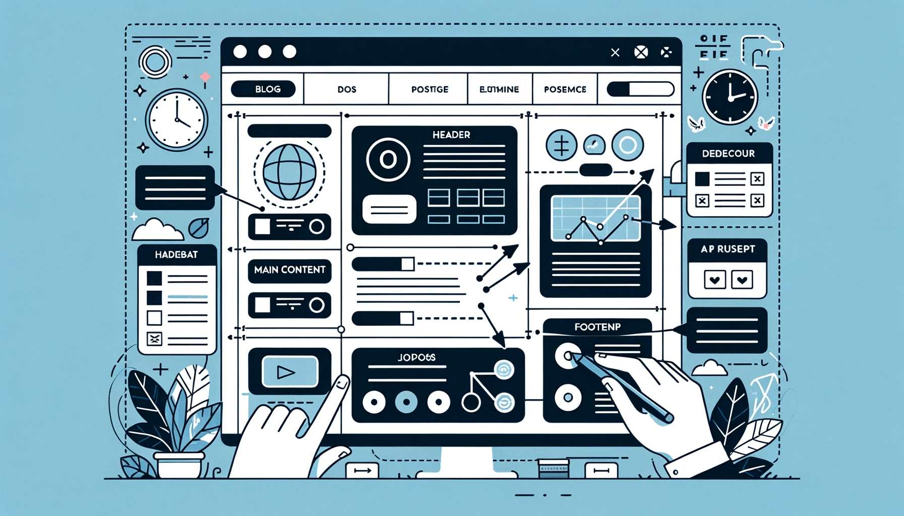 Order React components using flex order